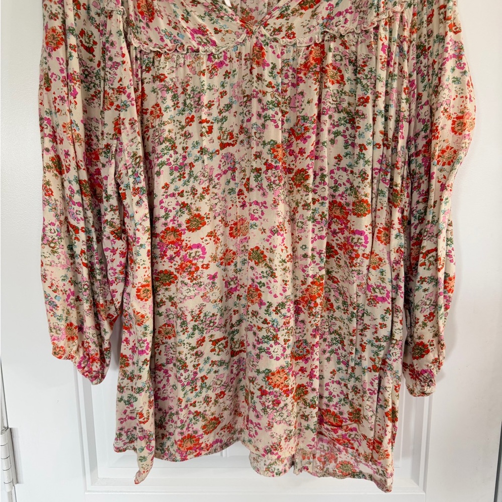 Grand & Greene Floral Print Blouse